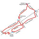 Mapa trasy rowerowej