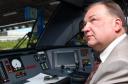 Marszałek Adam Struzik za sterami pociągu