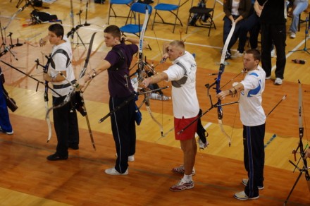 Wiktor Ruban w akcji. Pierwszy z prawej