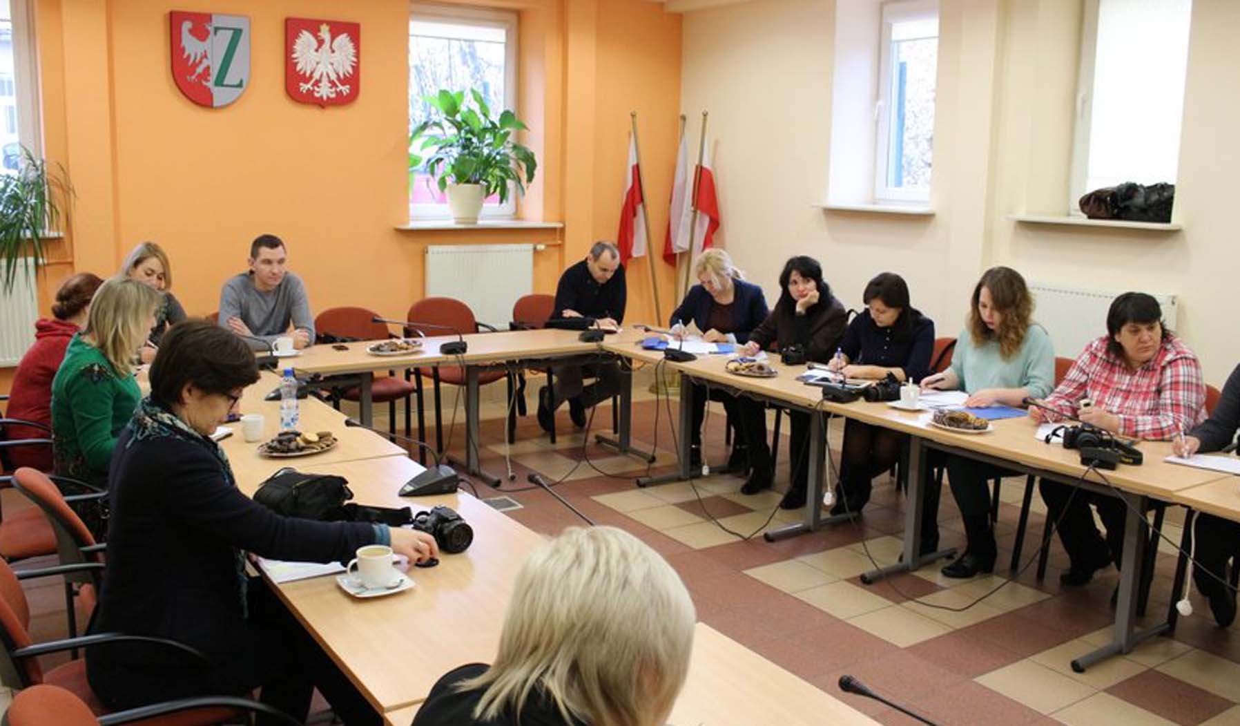 Dziennikarze z Ukrainy odwiedzili Zielonkę