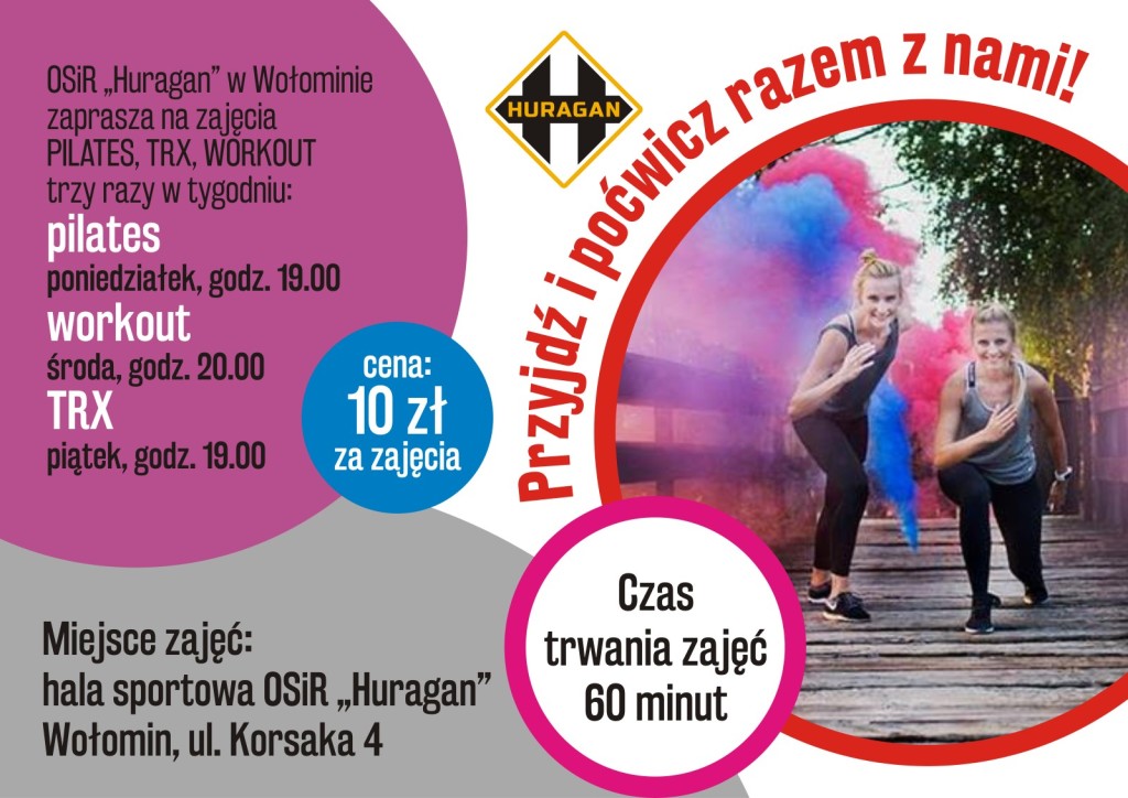 pilates- zmiany godz.