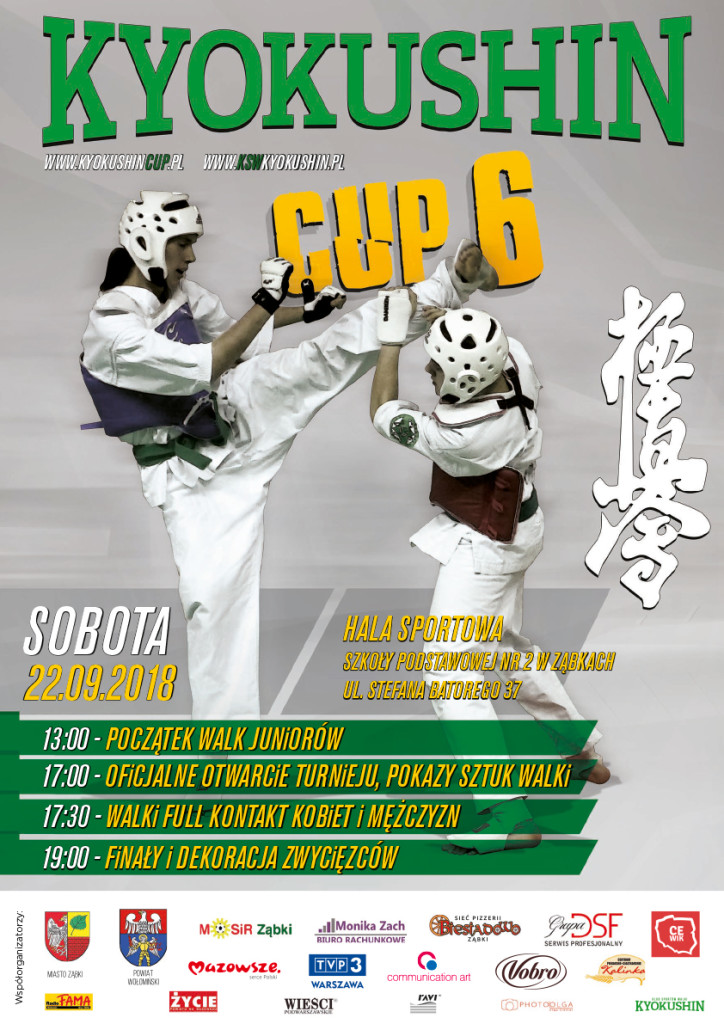 plakat KYOKUSHIN CUP 09.2018 do Druku
