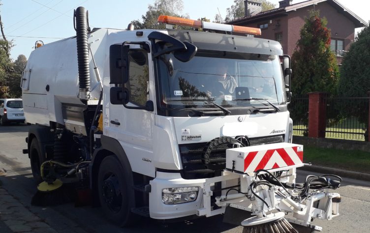 Mechaniczne zamiatanie ulic gminnych na terenie miasta Kobyłka