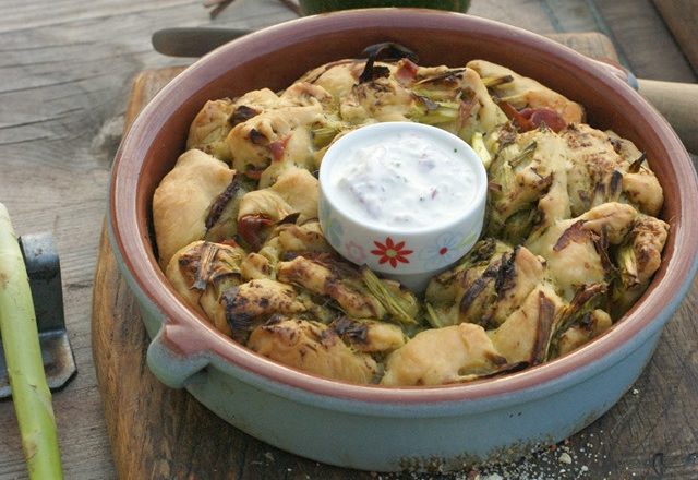 Pizzowe kąski ze szparagami