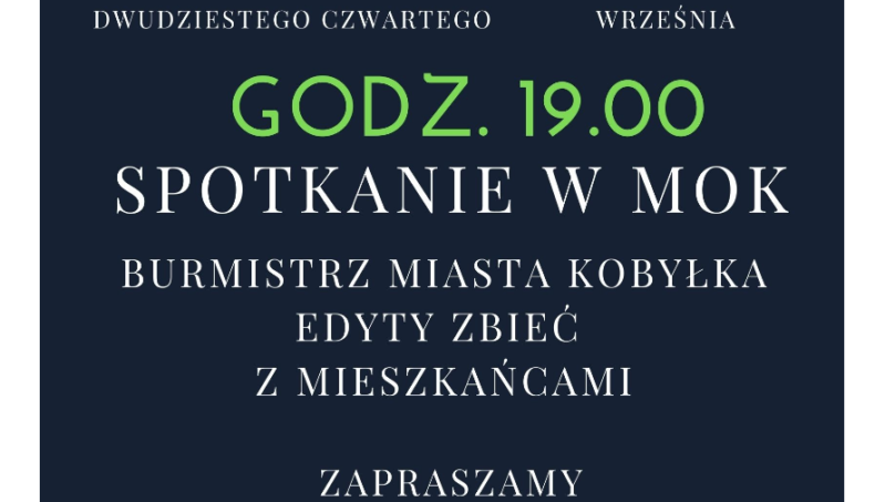 Spotkanie z mieszkańcami