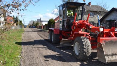 Bieżąca konserwacja dróg gruntowych w gminie Tłuszcz
