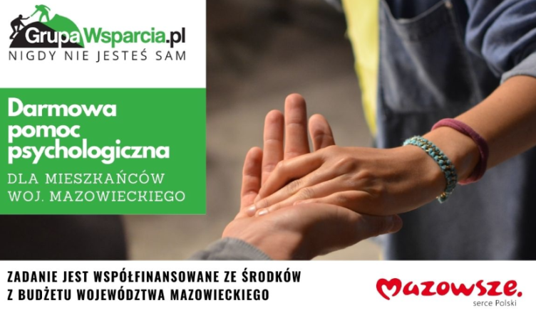 bezpłatnej pomocy psychologicznej dla mieszkańców województwa mazowieckiego