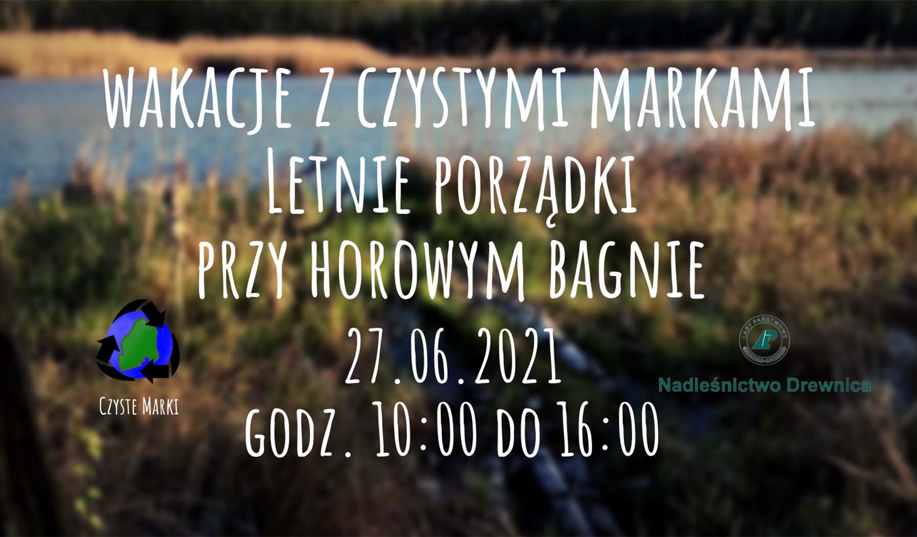 Wakacje z Czystymi Markami: letnie porządki przy Horowym Bagnie