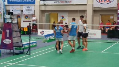 Reprezentacja Zielonki na Mistrzostwach Polski w Badmintona
