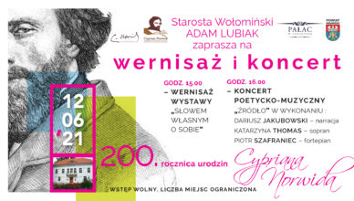 Wernisaż wystawy "Słowem własnym o Sobie" oraz koncert poetycko-muzyczny "Źródło".