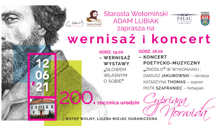 Wernisaż wystawy "Słowem własnym o Sobie" oraz koncert poetycko-muzyczny "Źródło".