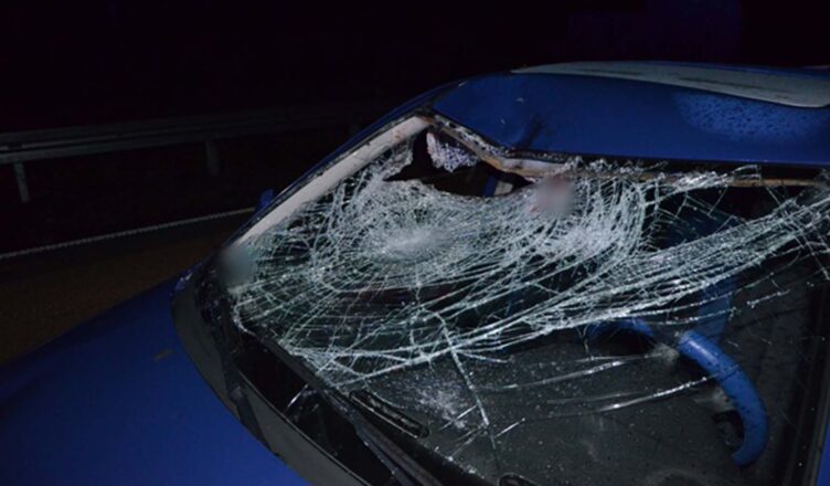 wjechała w niego pijana kobieta