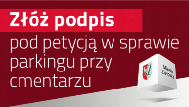 Petycja w sprawie parkingu przy cmentarzu w Zielonce