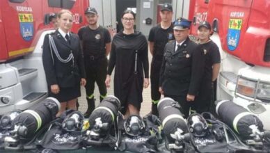 Nowoczesne aparaty ochrony dróg oddechowych dla OSP Kobyłka