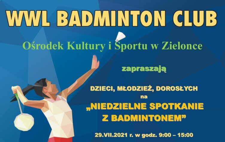 Niedzielne spotkanie z badmintonem w Zielonce