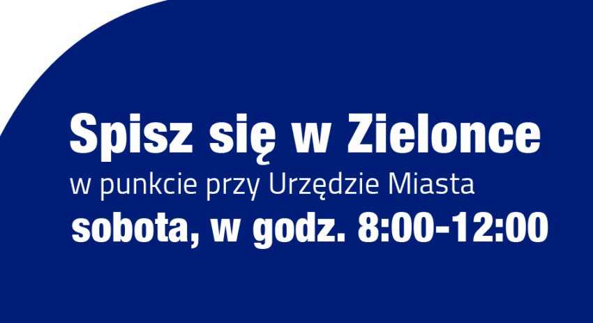Spisz się w sobotę w Urzędzie Miasta Zielonka