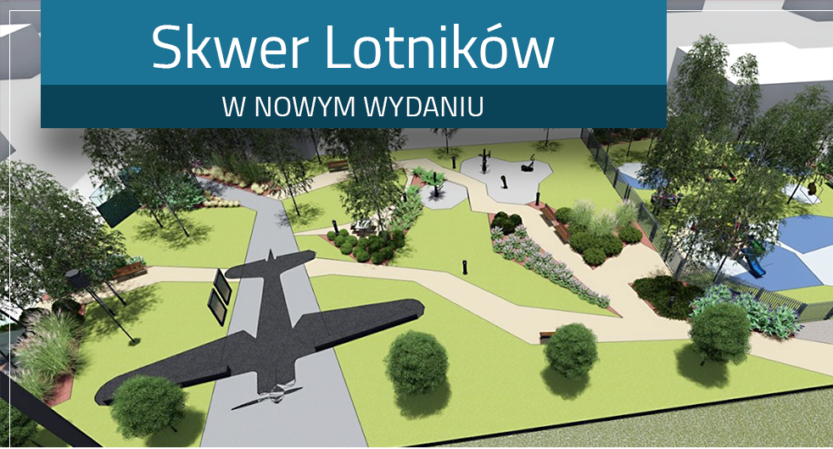 Skwer Lotników w Zielonce już wkrótce w nowej odsłonie