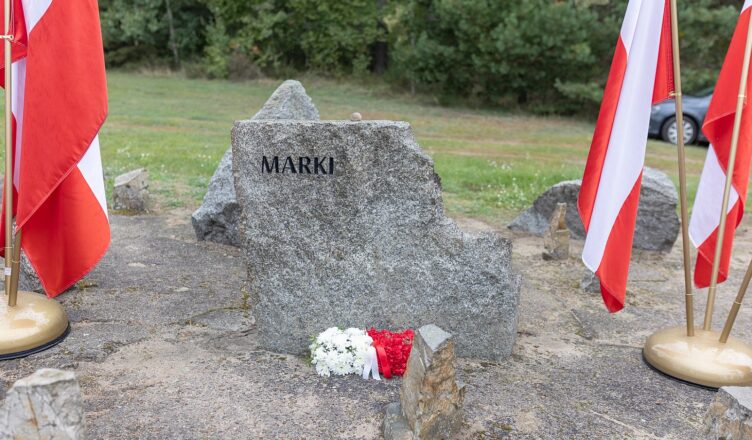 Kamień z napisem Marki w Treblince