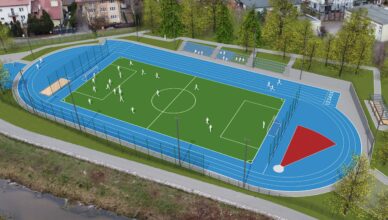 Przestrzeń sportowa przy Szkole Podstawowej nr 2 w Zielonce