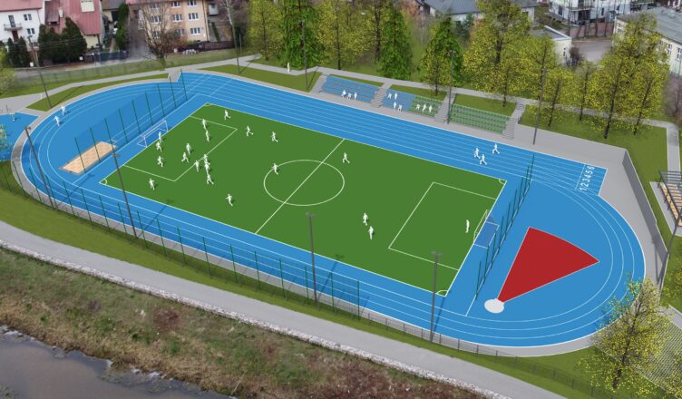 Przestrzeń sportowa przy Szkole Podstawowej nr 2 w Zielonce