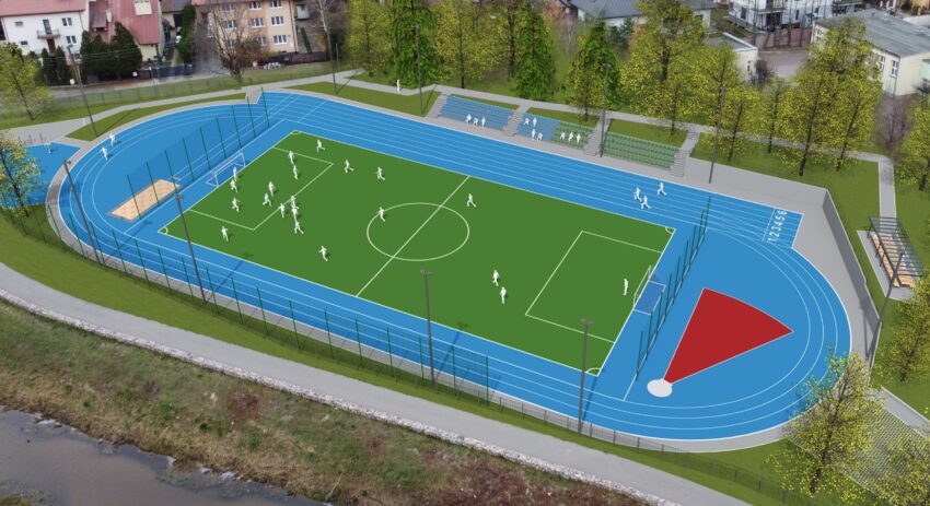 Przestrzeń sportowa przy Szkole Podstawowej nr 2 w Zielonce