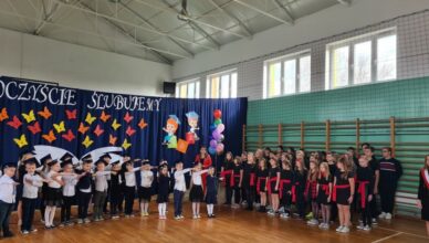 Mianowanie na ucznia Zespołu Szkół w Miąsem