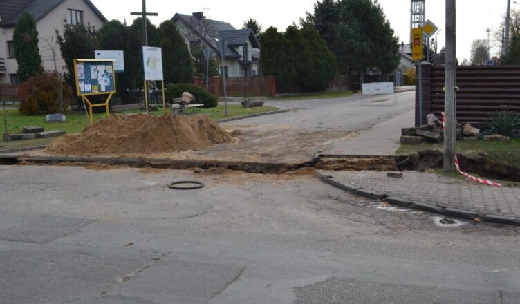 modernizacja ul. Centralnej w Jasienicy