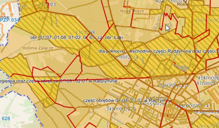 Ogłoszenie o wyłożeniu do publicznego wglądu projektu