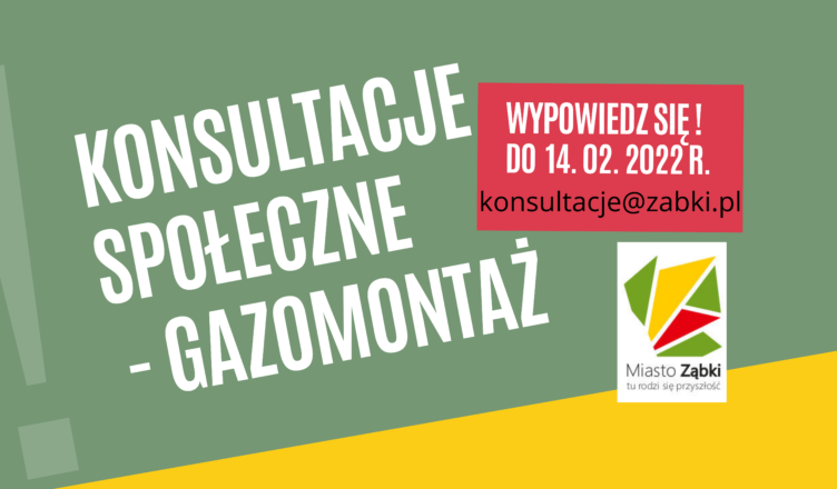 Konusltacje społeczne - Gazomontaż