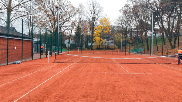 Zakończyła się budowa kortów tenisowych w Zielonce