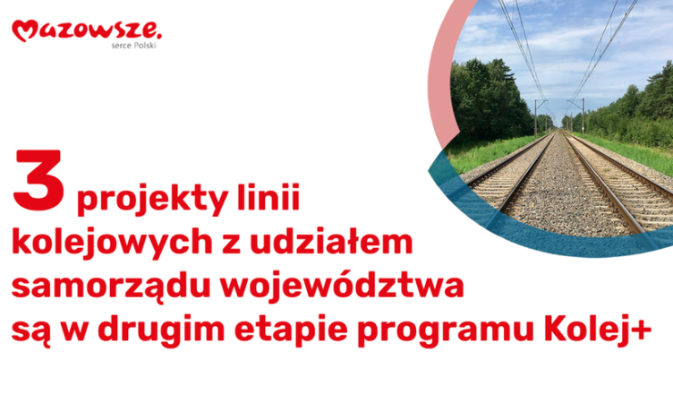 Nowe linie kolejowe na Mazowszu