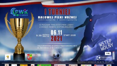 Turniej halowej piłki nożnej pod patronatem Burmistrza Miasta Ząbki