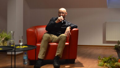 Marek Stelar w wołomińskiej bibliotece