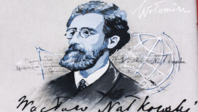 Mural Wacława Nałkowskiego w Wołominie