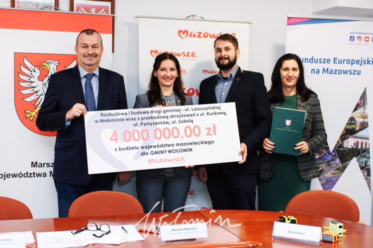 4 mln dofinansowania na gminne drogi w Wołominie