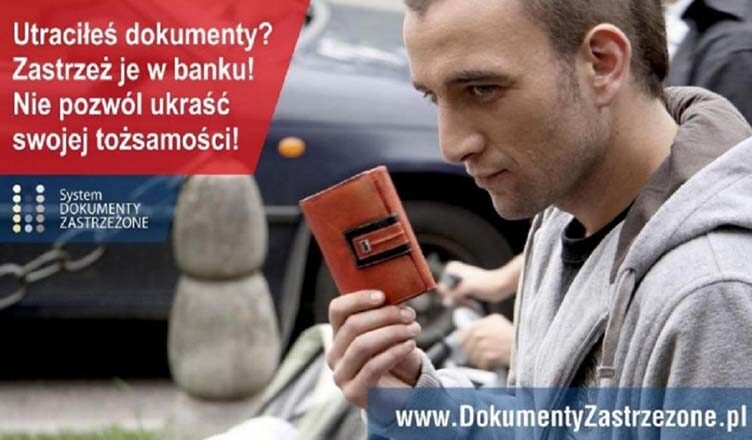 Utracone dokumenty zastrzeż w banku