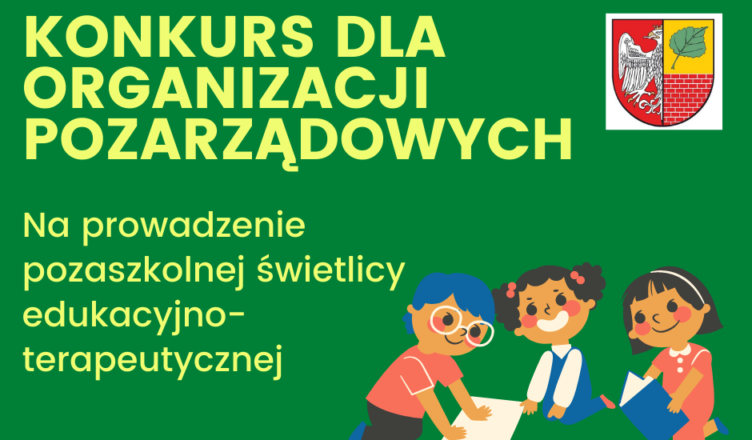 Konkurs na prowadzenie świetlicy edukacyjno-terapeutycznej, w Ząbkach