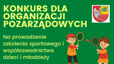 Konkurs na prowadzenie szkolenia sportowego dla dzieci i młodzieży w Ząbkach
