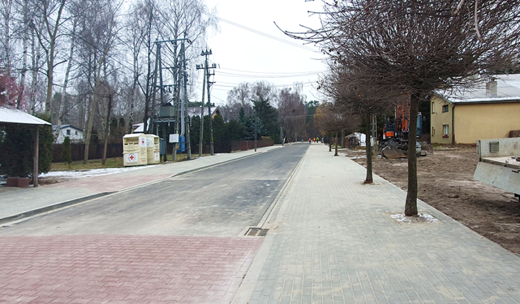 Budowa ulicy Armii Krajowej w Zielonce zakończona