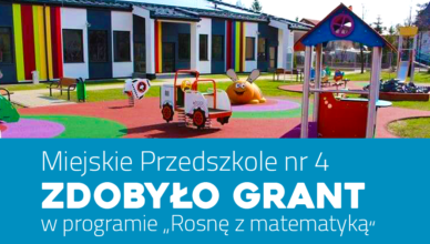 Grant matematyczny dla Miejskiego Przedszkola nr 4 w Zielonce