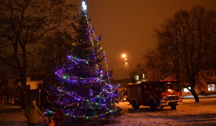 Powitanie świętego Mikołaja w Tłuszczu