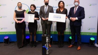 Zuzanna Zaporska z Ząbek laureatką konkursu "EkoSzkoła"