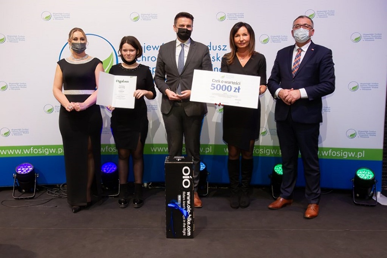 Zuzanna Zaporska z Ząbek laureatką konkursu "EkoSzkoła"
