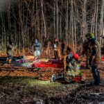 Akcja ratownicza na bagnach