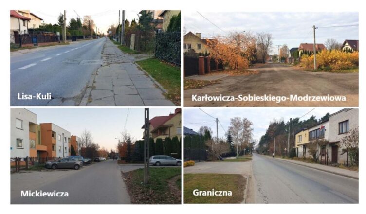 modernizować Karłowicza-Sobieskiego-Modrzewiową, Graniczną, Lisa-Kuli i Mickiewicza