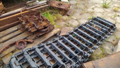 Akt oskarżenia za uszkodzenie elementów wydobytego czołgu z okresu II wojny światowej