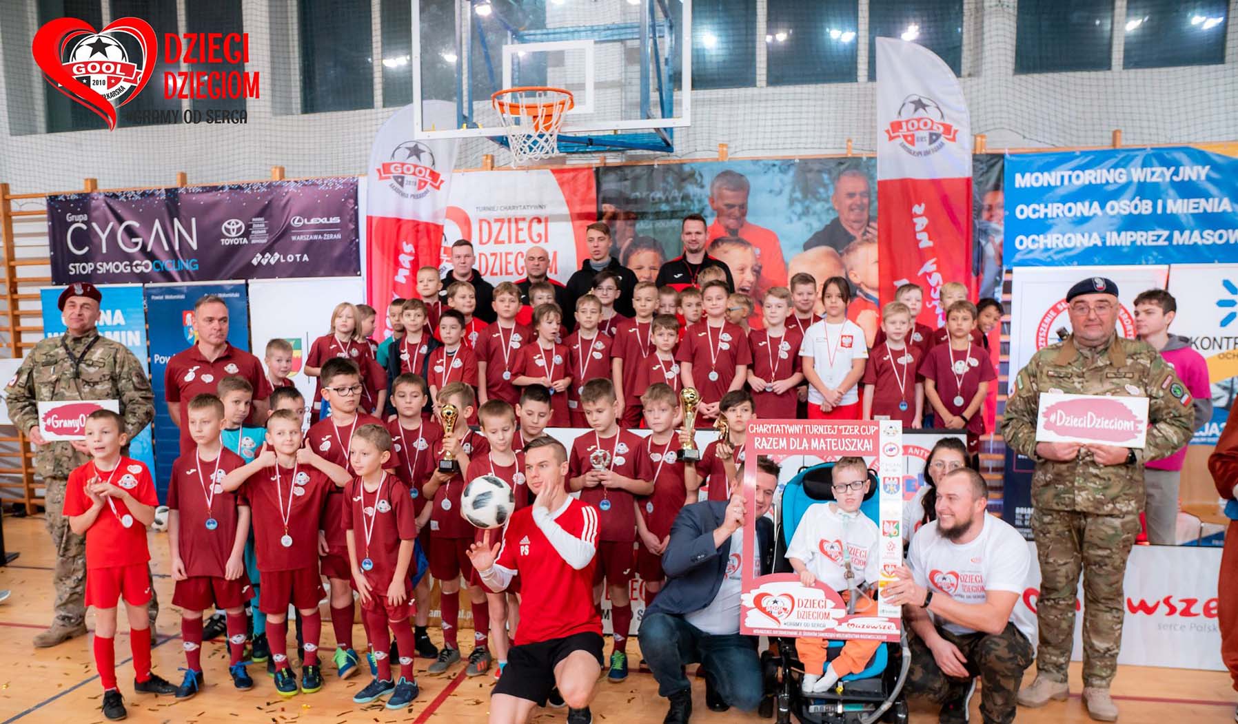Charytatywny Turniej Piłki Nożnej Dzieci-Dzieciom razem dla Mateuszka IZER Cup
