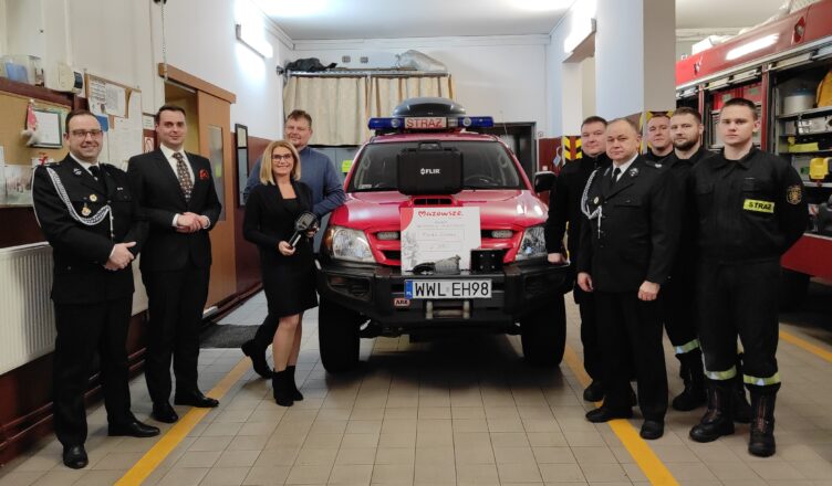 Nowy sprzęt OSP w Zielonce już w akcji