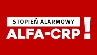 Stopień alarmowy ALFA-CRP w całym kraju