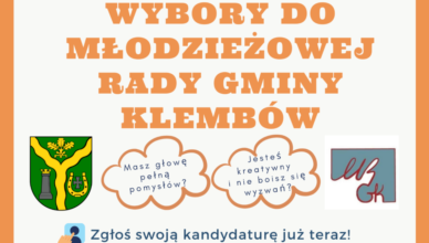 Wybory do Młodzieżowej Rady Gminy Klembów na kadencję 2022-2023